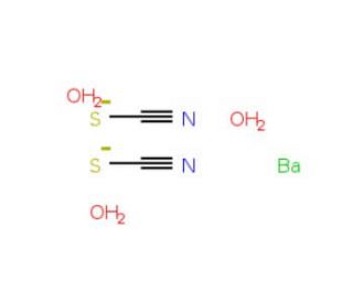 Barium thiocyanate trihydrate (CAS 68016-36-4) - chemical structure image
