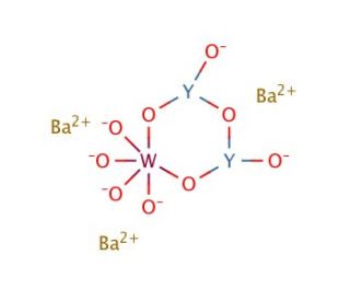 Barium yttrium tungsten oxide (CAS 37265-86-4) - chemical structure image