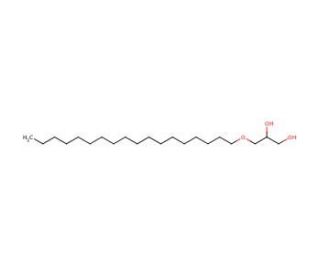 Batyl alcohol (CAS 544-62-7) - chemical structure image