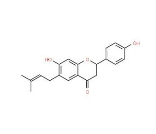 Bavachin (CAS 19879-32-4) - chemical structure image
