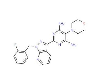 BAY-41-8543 (CAS 256498-66-5) - chemical structure image