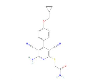 BAY 60-6583 (CAS 910487-58-0) - chemical structure image