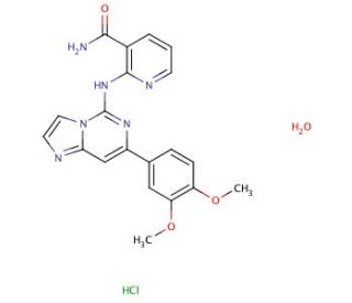 BAY 61-3606 hydrochloride - chemical structure image