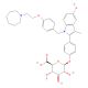 Bazedoxifene 4′-β-D-Glucuronide (CAS 328933-64-8) - chemical structure image