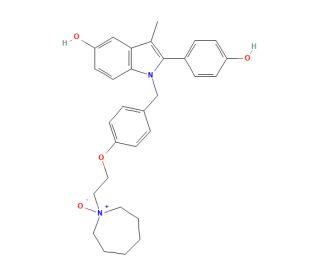 Bazedoxifene N-Oxide (CAS 1174289-22-5) - chemical structure image