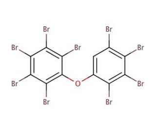BDE No 206 solution (CAS 63387-28-0) - chemical structure image