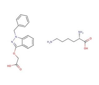 Bendazac L-Lysine (CAS 81919-14-4) - chemical structure image