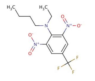 Benfluralin (CAS 1861-40-1) - chemical structure image