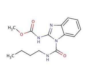 Benomyl (CAS 17804-35-2) - chemical structure image