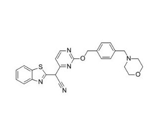 Bentamapimod - chemical structure image