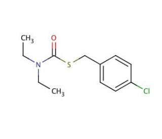 Benthiocarb (CAS 28249-77-6) - chemical structure image