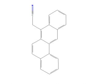 Benz[a]anthracene-7-acetonitrile (CAS 63018-69-9) - chemical structure image