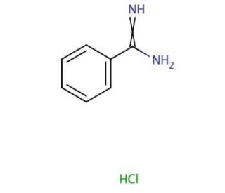 Benzamidine Hydrochloride, Anhydrous (CAS 1670-14-0) - chemical structure image