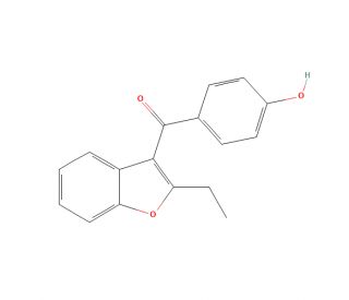 Benzarone (CAS 1477-19-6) - chemical structure image