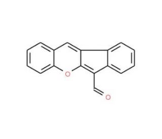 Benz[b]indeno[1,2-e]pyran-6-carboxaldehyde (CAS 75293-82-2) - chemical structure image