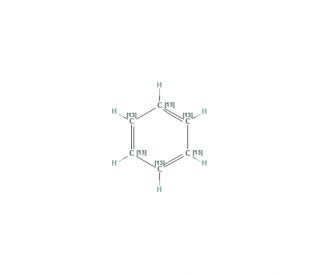 Benzene-13C6 (CAS 32488-44-1) - chemical structure image