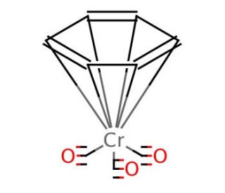 Benzene-chromium(0) tricarbonyl (CAS 12082-08-5) - chemical structure image