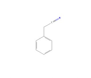 Benzeneacetonitrile (CAS 140-29-4) - chemical structure image