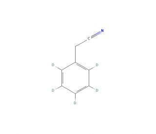 Benzeneacetonitrile-d5 (CAS 70026-36-7) - chemical structure image