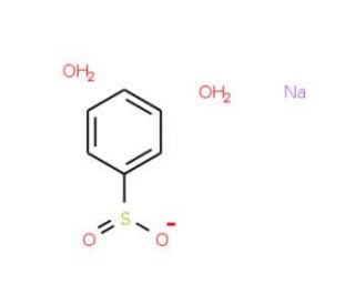Benzenesulfinic acid sodium salt dihydrate (CAS 25932-11-0) - chemical structure image