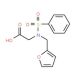 (Benzenesulfonylfuran-2-ylmethylamino)-acetic acid - chemical structure image