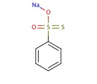 Benzenethionosulfonic acid sodium salt (CAS 1887-29-2) - chemical structure image