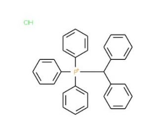 Benzhydryltriphenylphosphonium chloride (CAS 1530-43-4) - chemical structure image