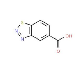Benzo-1,2,3-thiadiazole-5-carboxylic acid (CAS 192948-09-7) - chemical structure image