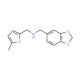 Benzo[1,3]dioxol-5-ylmethyl-(5-methyl-furan-2-ylmethyl)-amine - chemical structure image
