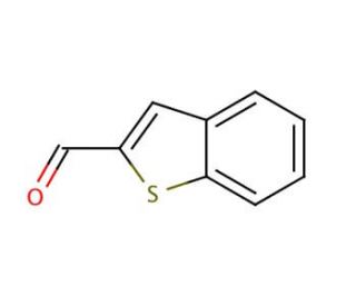 Benzo[b]thiophene-2-carboxaldehyde (CAS 3541-37-5) - chemical structure image