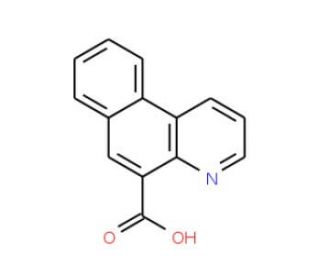Benzo[f]quinoline-5-carboxylic acid - chemical structure image