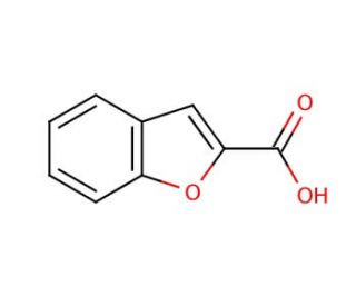 Benzofuran-2-carboxylic acid (CAS 496-41-3) - chemical structure image
