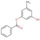 Benzoic acid 3-Hydroxy-5-methylphenyl ester (CAS 848130-90-5) - chemical structure image