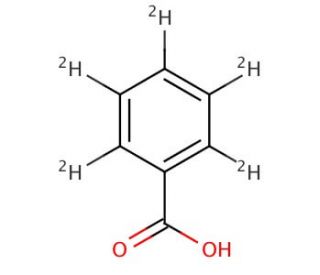 Benzoic acid-d5 (CAS 1079-02-3) - chemical structure image