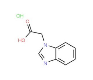 Benzoimidazol-1-yl-acetic acid hydrochloride - chemical structure image
