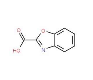 Benzooxazole-2-carboxylic acid (CAS 21598-08-3) - chemical structure image