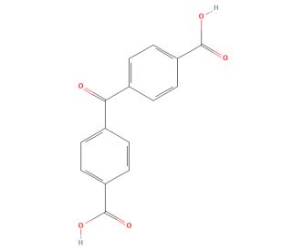 Benzophenone-4,4&prime;-dicarboxylic Acid (CAS 964-68-1) - chemical structure image