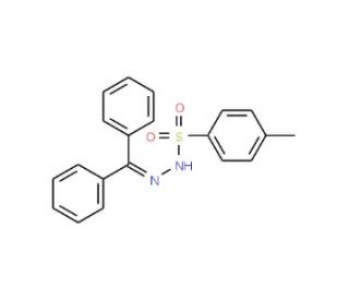 Benzophenone tosylhydrazone (CAS 4545-20-4) - chemical structure image