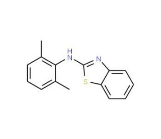 Benzothiazol-2-yl-(2,6-dimethyl-phenyl)-amine (CAS 54708-13-3) - chemical structure image