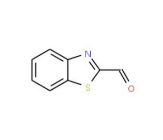 Benzothiazole-2-carboxaldehyde (CAS 6639-57-2) - chemical structure image
