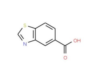 Benzothiazole-5-carboxylic acid (CAS 68867-17-4) - chemical structure image