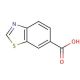 Benzothiazole-6-carboxylic acid (CAS 3622-35-3) - chemical structure image