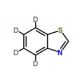 Benzothiazole-d4 (CAS 194423-51-3) - chemical structure image