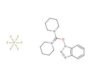 (Benzotriazol-1-yloxy)dipiperidinocarbenium hexafluorophosphate (CAS 190849-64-0) - chemical structure image