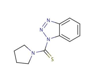 Benzotriazol-1-ylpyrrolidin-1-ylmethanethione (CAS 690634-12-9) - chemical structure image
