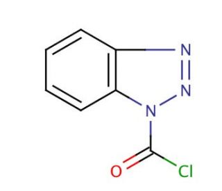 Benzotriazole-1-carbonyl chloride (CAS 65095-13-8) - chemical structure image