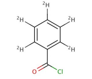 Benzoyl chloride-d5 (CAS 43019-90-5) - chemical structure image