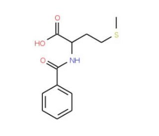 Benzoyl-DL-methionine (CAS 4703-38-2) - chemical structure image