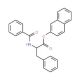 Benzoyl-DL-phenylalanine beta-naphthyl ester (CAS 2134-24-9) - chemical structure image