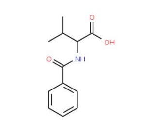 Benzoyl-L-Valine (CAS 5699-79-6) - chemical structure image